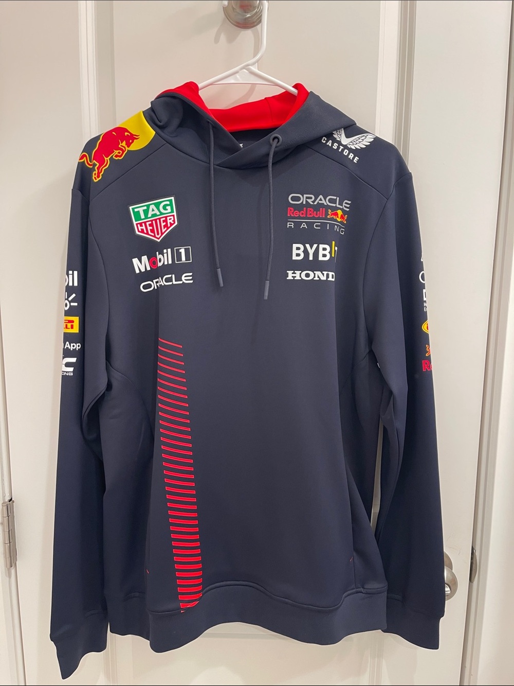 Red Bull Racing Dark Blue Hooded Team Sweatshirt